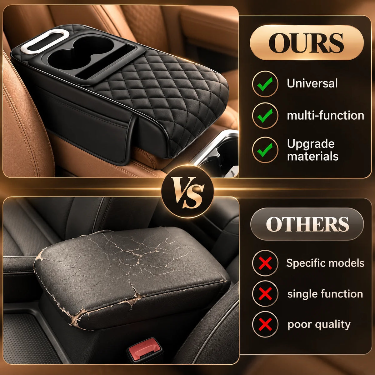 DriveMate⢠5-in-1 Armrest Organizer