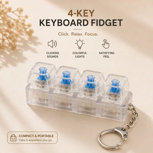 ClickKey™ Keyboard Fidget Keychain