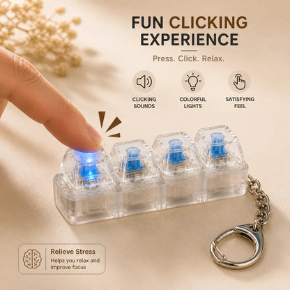 ClickKey™ Keyboard Fidget Keychain