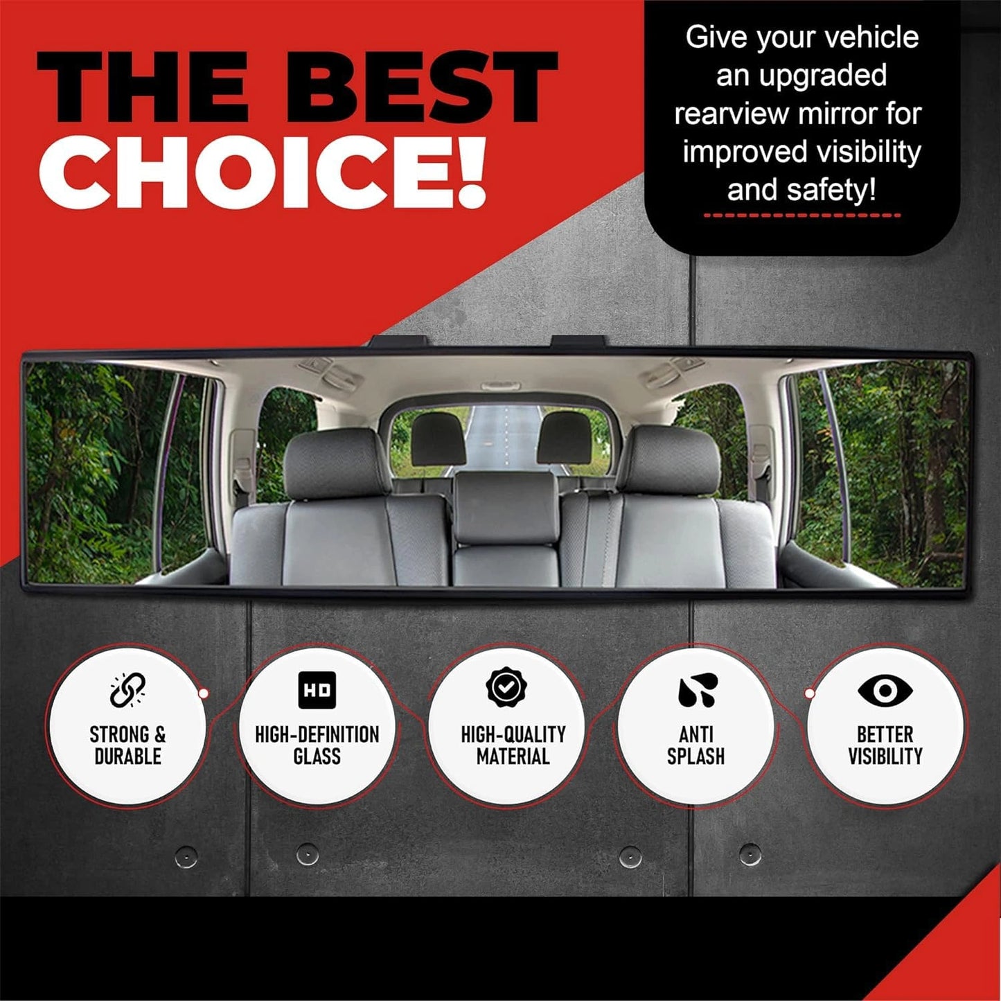 SafeSight™ Panoramic Rearview Mirror