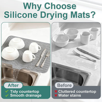 DryDock™ Silicone Dish Drying Mat (23" x 17")