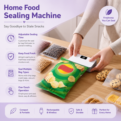 SealFresh™ Rechargeable Heat Bag Sealer