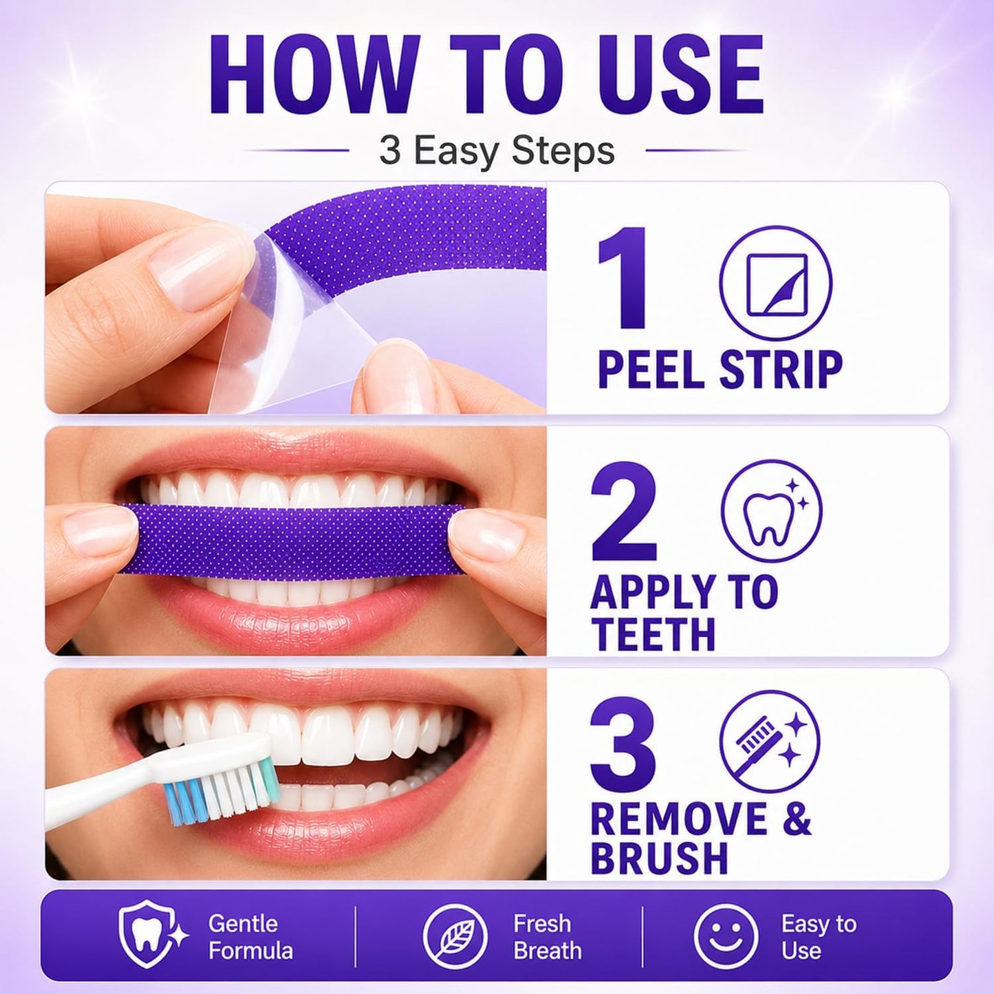 PearlFix™ Purple Whitening Strips