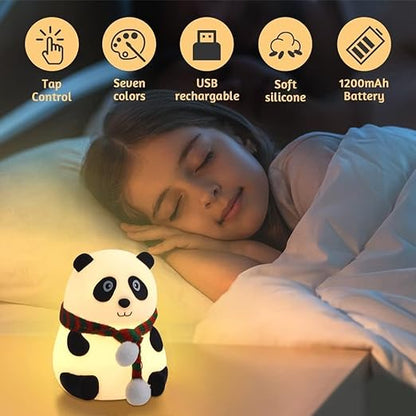 Cute Panda Silicone Lamp