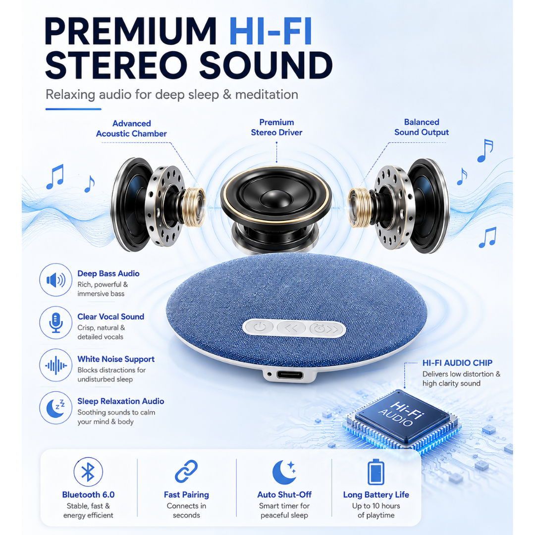 PillowBeat™ Bluetooth Pillow Speaker
