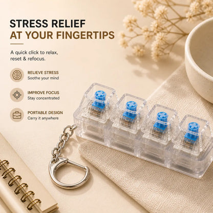 ClickKey™ Keyboard Fidget Keychain