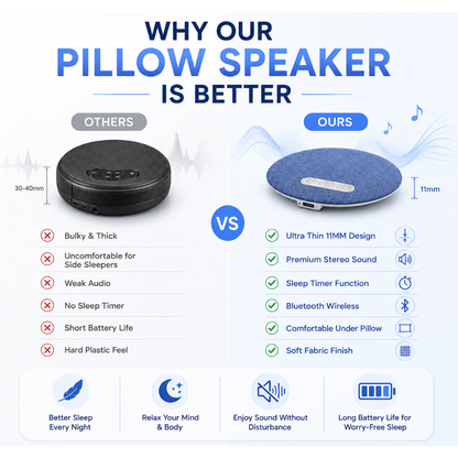 PillowBeat™ Bluetooth Pillow Speaker