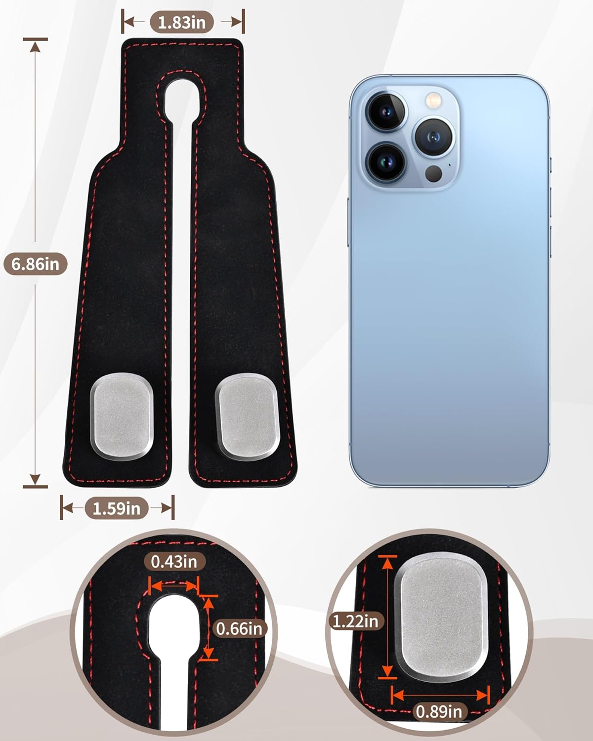 TwinGrip™ Car Organizer Hooks