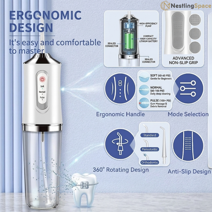 AquaFloss™ Portable Water Flosser