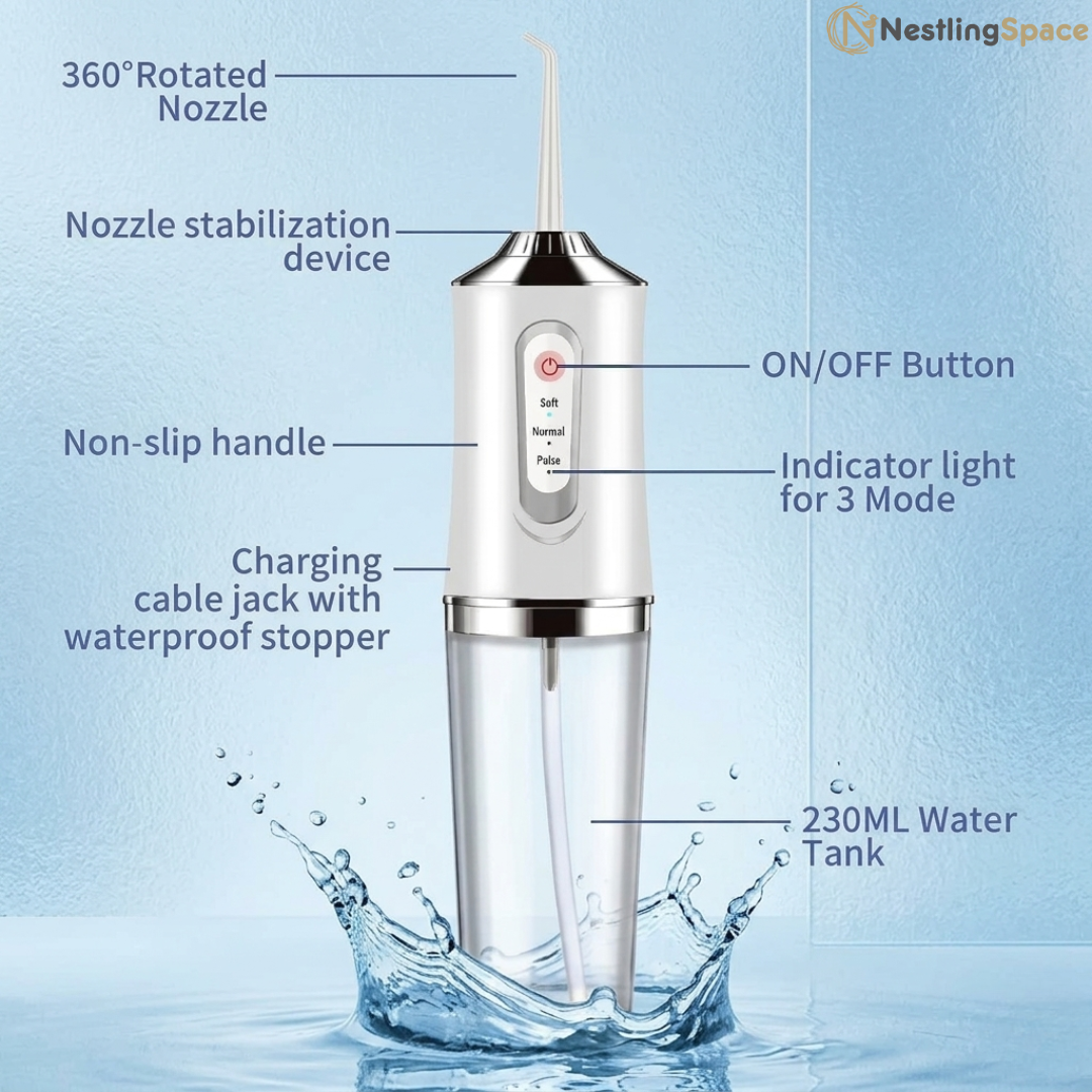 AquaFloss™ Portable Water Flosser