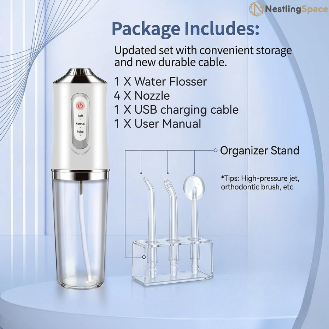 AquaFloss™ Portable Water Flosser