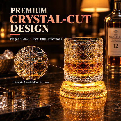 BarSpin™ LED Revolving Whisky Glass