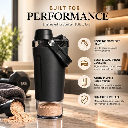 EliteMix™ Vacuum Insulated Shaker Bottle