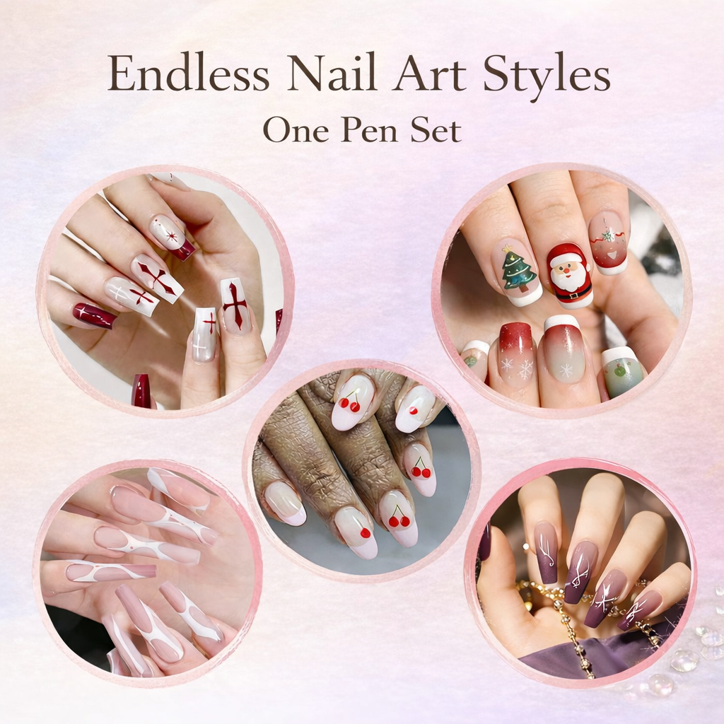NailCraft™ Nail Art Marker - 12 Colors