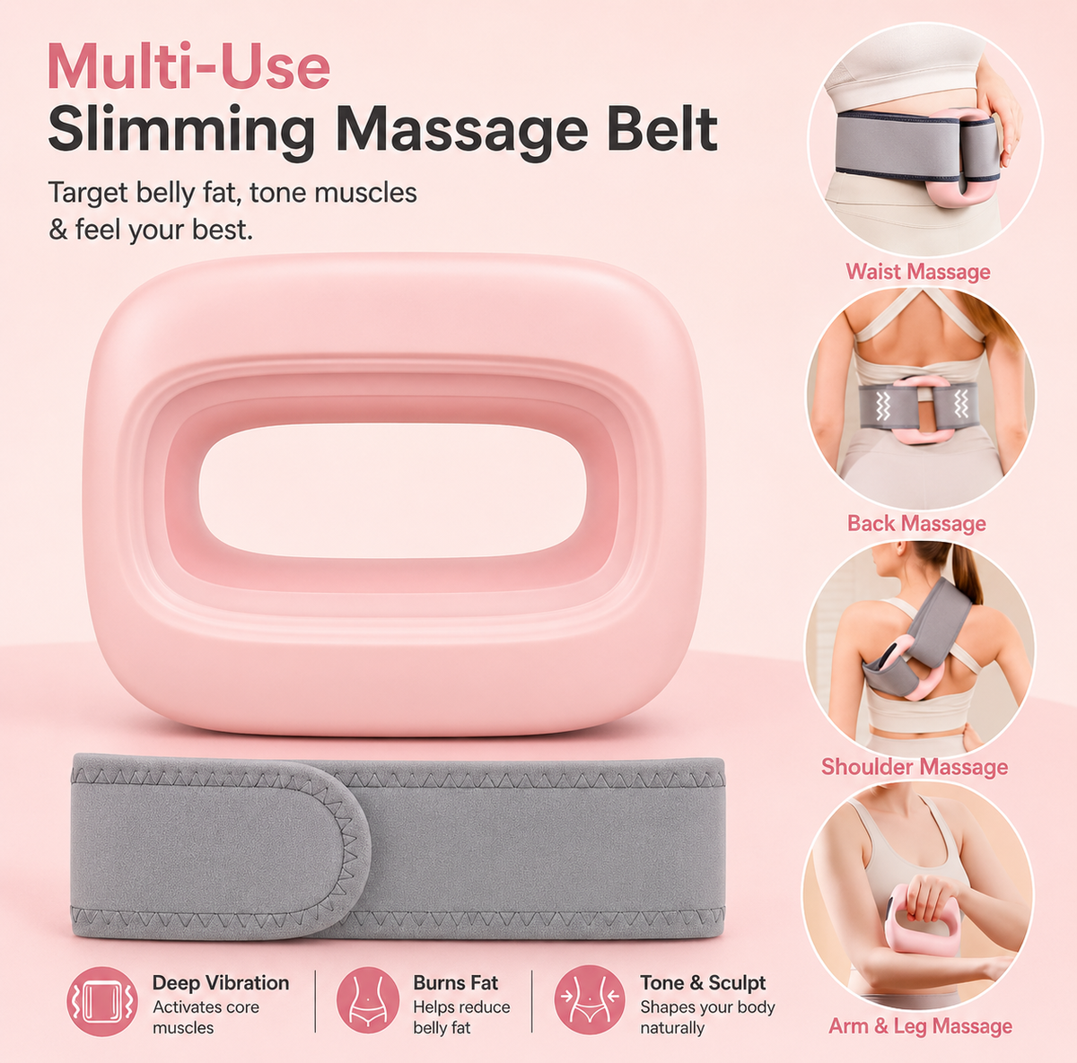 FasciaFlow™ - Belly Fat Burner & Deep Tissue Massager Ring