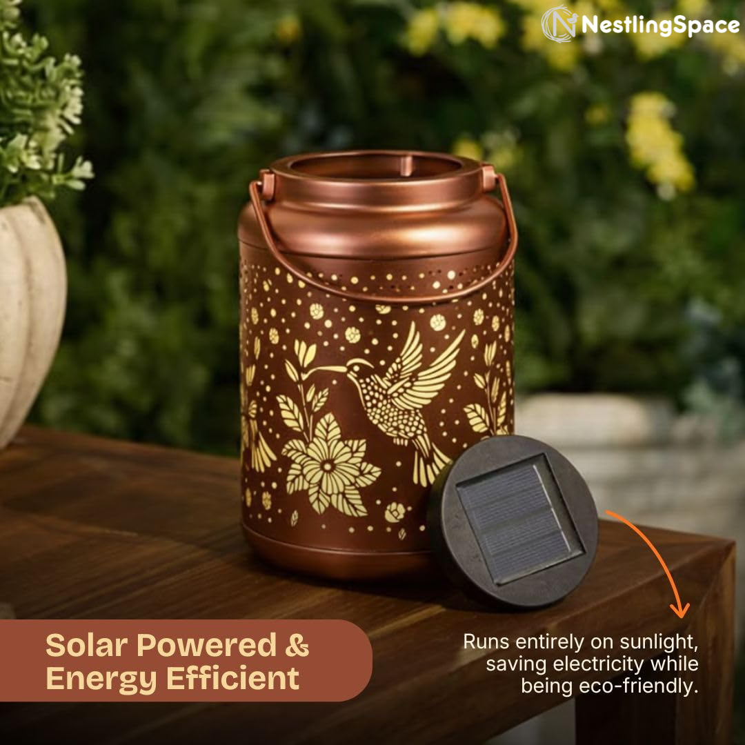 GlowBird™ Solar Hummingbird Lantern
