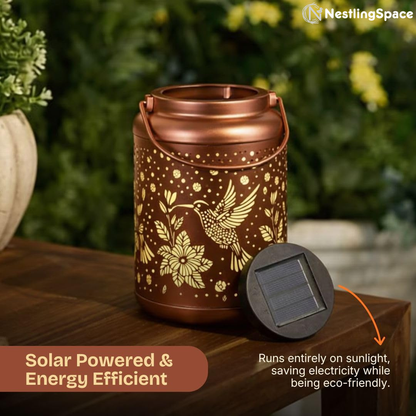 GlowBird™ Solar Hummingbird Lantern