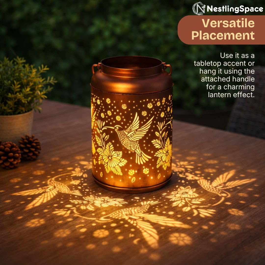 GlowBird™ Solar Hummingbird Lantern