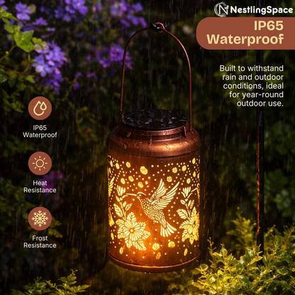 GlowBird™ Solar Hummingbird Lantern