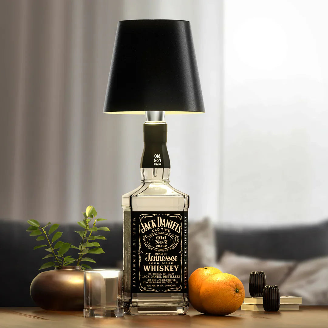 AuraLite Wireless Bottle Lamp - Rechargeable