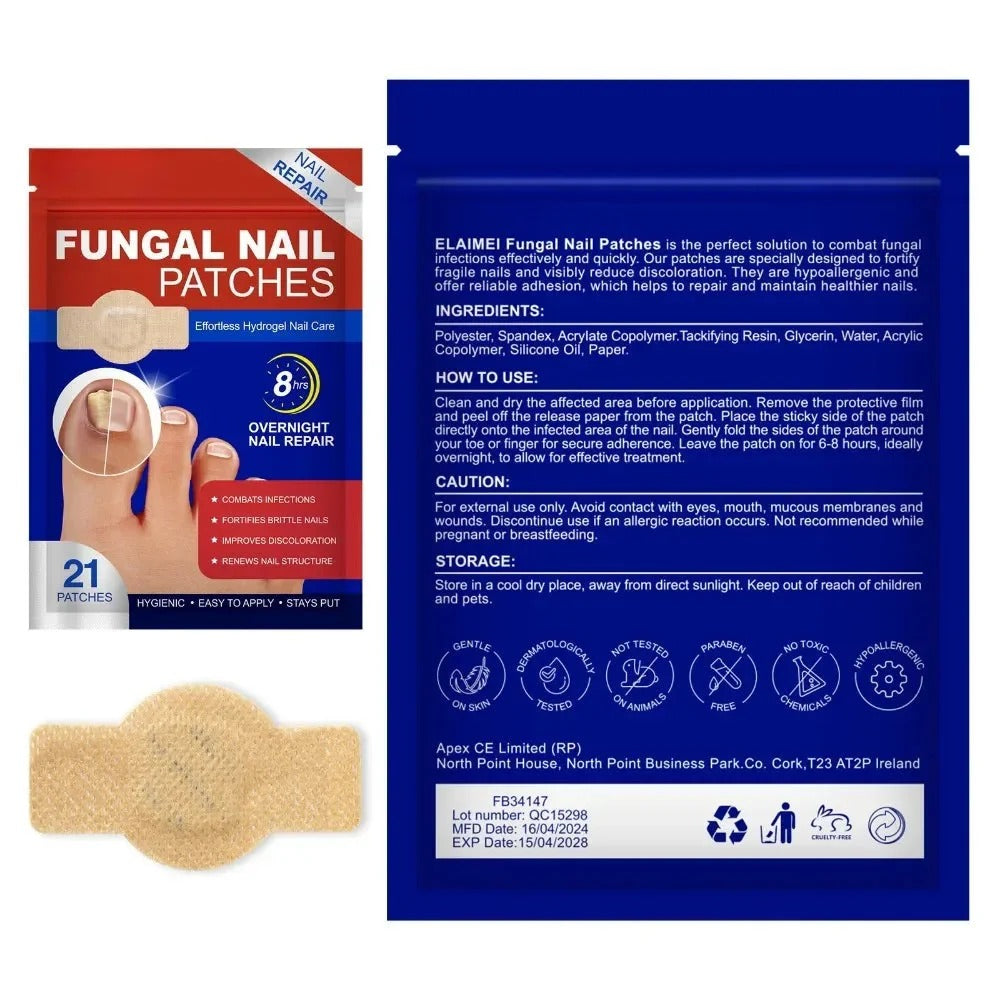 Fungal Nail Patches, 21 Pcs